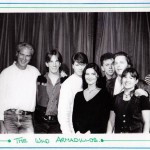 Wild Armadillos at The Britannia Hotel 1994; L-R, Dave Z, Charlie Cole, Dave Druery, Lara Goodridge, Dave Ferg, dmc, Joy Howard, Wayne Kellett